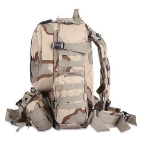 50L MULTIFUNCTION MOLLE CAMOUFLAGE BACKPACK FOR OUTDOOR SPORT CLIMBING HIKING CAMPING (THR