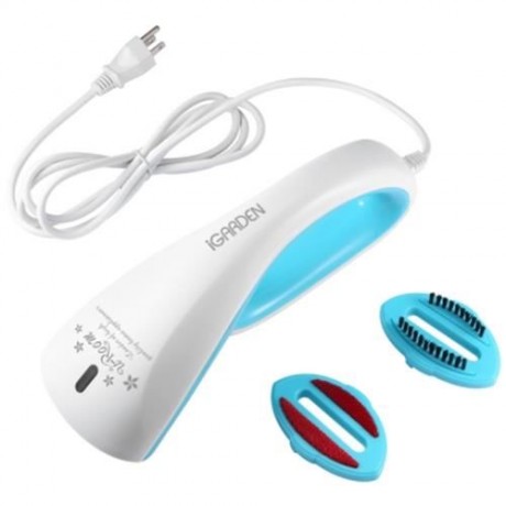 IGARDEN XG - AS02 HANDHELD GARMENT FABRIC VAPOR STEAMER CLEANER WITH CLEANING BRUSH (BLUE 