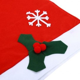 SANTA CLAUS CHRISTMAS HAT CHAIR COVER (RED)