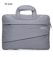 SSIMOO 2 IN 1 BUSINESS STYLE LAPTOP BAG TABLET ZIPPER POUCH SLEEVE FOR MACBOOK 15 INCH (GR