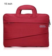 SSIMOO 2 IN 1 BUSINESS STYLE LAPTOP BAG TABLET ZIPPER POUCH SLEEVE FOR MACBOOK 15 INCH (RE