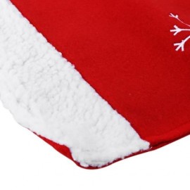 CHRISTMAS FOOD PLACEMAT SNOWFLAKE PATTERN DINNER PARTY DECORATION TABLE MAT (RED)