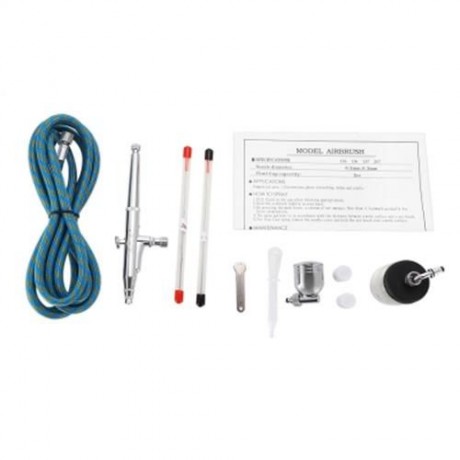 SPIRIT AIR BT - 134K 0.2MM / 0.3MM / 0.5MM PORTABLE GRAVITY FEED DUAL ACTION AIRBRUSH (SIL