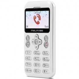 MELROSE M6 1.70 INCH CARD CELL PHONE CAMERA BLUETOOTH MP3 PLAYBACK FM ALARM E-BOOK (WHITE)