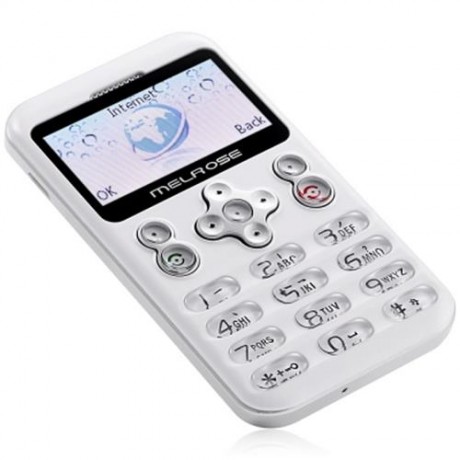 MELROSE M6 1.70 INCH CARD CELL PHONE CAMERA BLUETOOTH MP3 PLAYBACK FM ALARM E-BOOK (WHITE)