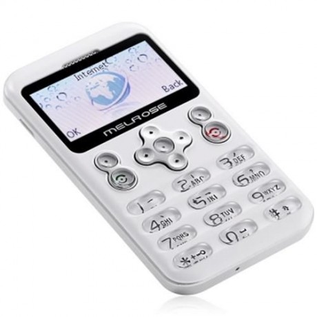 MELROSE M6 1.70 INCH CARD CELL PHONE CAMERA BLUETOOTH MP3 PLAYBACK FM ALARM E-BOOK (WHITE)