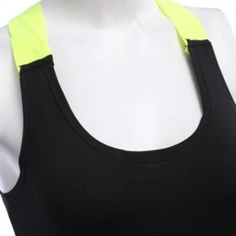 YOGA LEGGINGS FEMALE FASHION COMFORTABLE PANTS JUMPSUIT FITNESS CLOTHING (NEON BRIGHT GREE