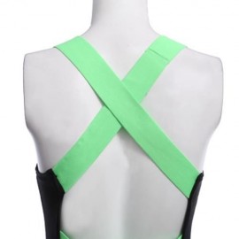 YOGA LEGGINGS FEMALE FASHION COMFORTABLE PANTS JUMPSUIT FITNESS CLOTHING (NEON BRIGHT GREE