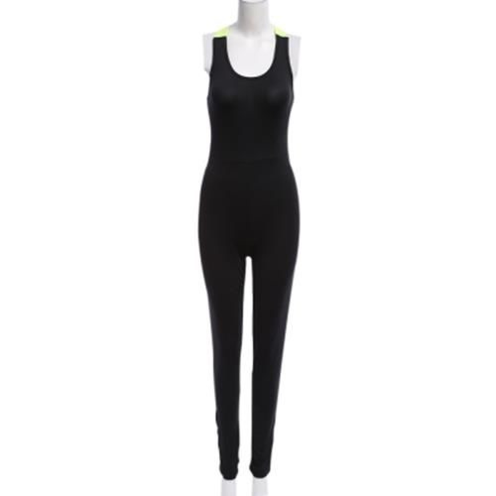 YOGA LEGGINGS FEMALE FASHION COMFORTABLE PANTS JUMPSUIT FITNESS CLOTHING (FLUORESCENT YELL YOGA LEGGINGS FEMALE FASHION COMFORTABLE PANTS JUMPSUIT FITNESS CLOTHING (FLUORESCENT YELL