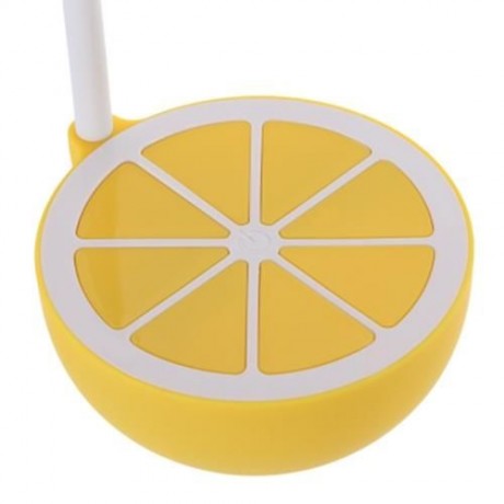 USB RECHARGEABLE TOUCH SENSOR LEMON DESK LAMP LED DIMMING NIGHT LIGHT (YELLOW)