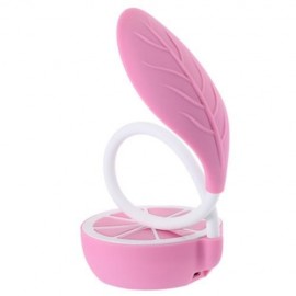 USB RECHARGEABLE TOUCH SENSOR LEMON DESK LAMP LED DIMMING NIGHT LIGHT (PINK)
