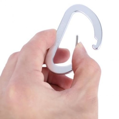 NATUREHIKE 2PCS OUTDOOR CLIMBING ALUMINUM ALLOY MULTI-FUNCTIONAL FAST HANG D-SHAPE CARABIN
