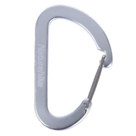 NATUREHIKE 2PCS OUTDOOR CLIMBING ALUMINUM ALLOY MULTI-FUNCTIONAL FAST HANG D-SHAPE CARABIN