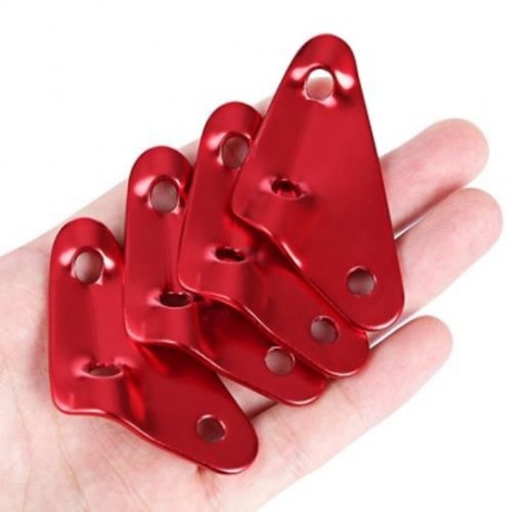 SHINETRIP CAMPING PICNIC HIKING 4PCS TRIANGULAR 3 HOLES ALUMINUM ALLOY PULL CLASP TENT ROP