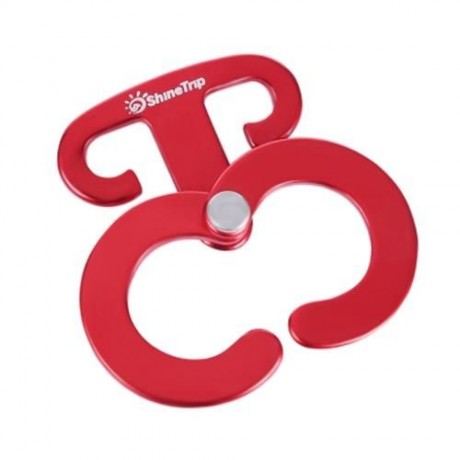 SHINETRIP 4PCS OUTDOOR GENERIC MULTIFUNCTION ALUMINUM ALLOY TENT HOOK ACCESSORY FOR CAMPIN