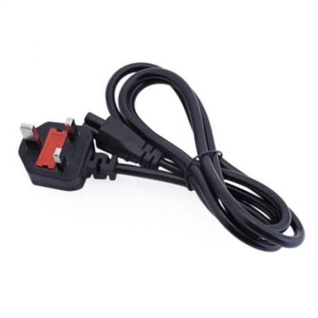1.5M AC POWER CORD CHARGER CABLE PLUG PLUM BLOSSOM TAIL FOR LAPTOP (BLACK)