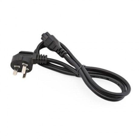 1.5M AC POWER CORD CHARGER CABLE PLUG PLUM BLOSSOM TAIL FOR LAPTOP (BLACK)