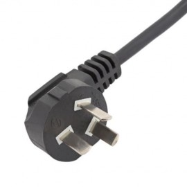 1.5M AC POWER CORD CHARGER CABLE PLUG PLUM BLOSSOM TAIL FOR LAPTOP (BLACK)