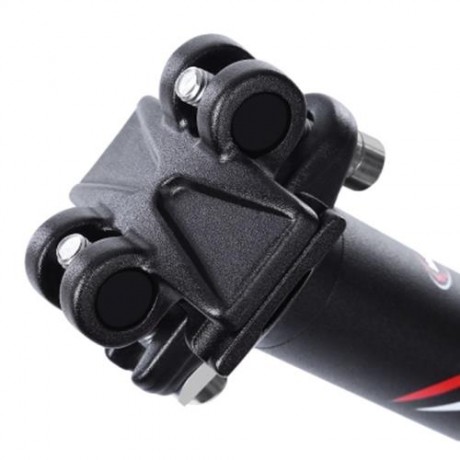 WAKE BICYCLE MTB FROSTED ALUMINUM ALLOY 27.2 / 31.6MM BIKE SEAT POST (BLACK)