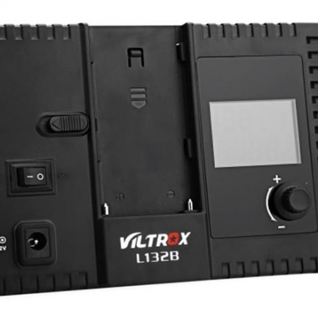 VILTROX L - 132B UNIVERSAL ULTRA THIN 5400K DIMMABLE PHOTOGRAPHY LED LIGHT (WHITE AND BLAC