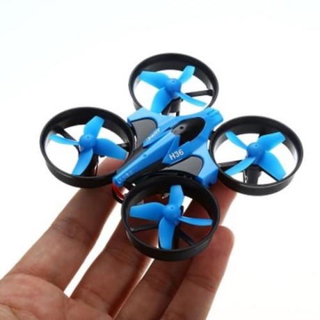 JJRC H36 MINI 2.4GHZ 4CH 6 AXIS GYRO RC QUADCOPTER WITH HEADLESS MODE / SPEED SWITCH (BLUE