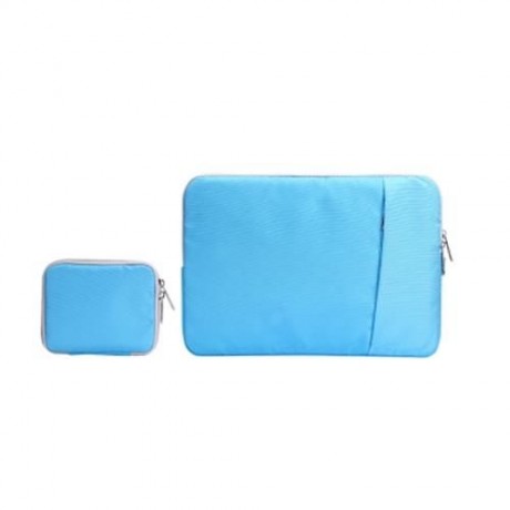 SSIMOO SHOCKPROOF NYLON FABRIC LAPTOP BAG TABLET POUCH SLEEVE FOR MACBOOK 14 / 15 INCH (BL