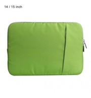 SSIMOO SHOCKPROOF NYLON FABRIC LAPTOP BAG TABLET POUCH SLEEVE FOR MACBOOK 14 / 15 INCH (GR