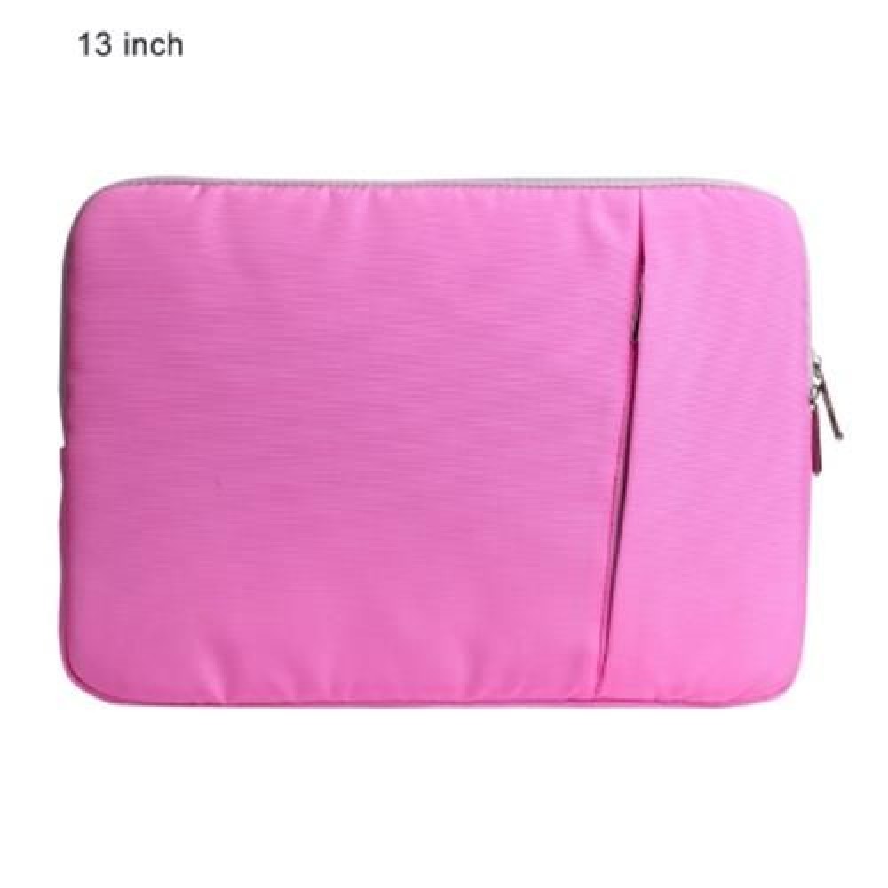 SSIMOO SHOCKPROOF NYLON FABRIC LAPTOP BAG TABLET POUCH SLEEVE FOR MACBOOK 13 INCH (PINK)