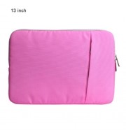 SSIMOO SHOCKPROOF NYLON FABRIC LAPTOP BAG TABLET POUCH SLEEVE FOR MACBOOK 13 INCH (PINK)