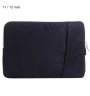SSIMOO SHOCKPROOF NYLON FABRIC LAPTOP BAG TABLET POUCH SLEEVE FOR MACBOOK 11 / 12 INCH (BL