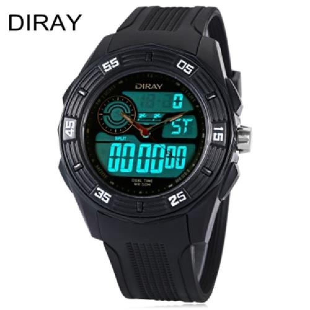 DIRAY DR - 301AD KIDS DIGITAL QUARTZ WATCH DATE DAY DISPLAY ALARM 50M WATER RESISTANCE WRI DIRAY DR - 301AD KIDS DIGITAL QUARTZ WATCH DATE DAY DISPLAY ALARM 50M WATER RESISTANCE WRI