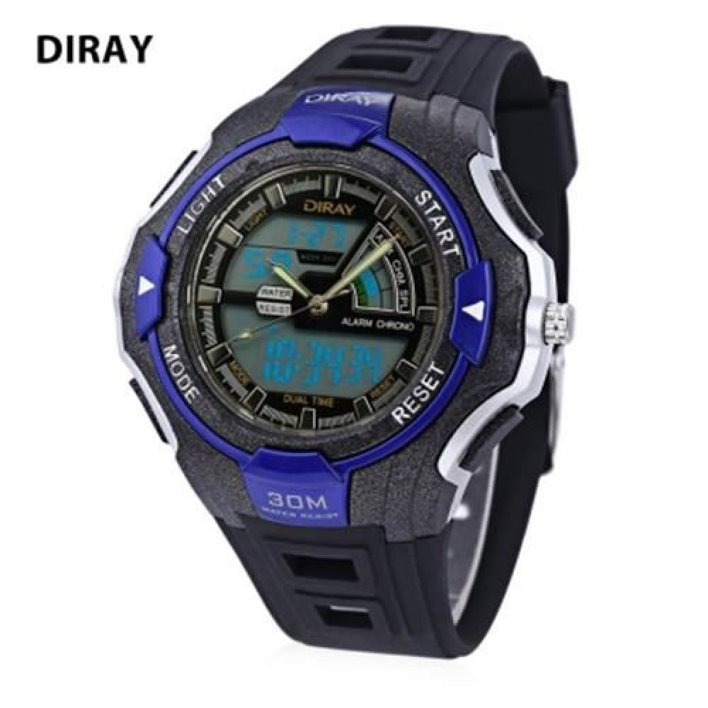 DIRAY DR - 320AD KIDS DIGITAL QUARTZ WATCH DATE DAY DISPLAY ALARM 30M WATER RESISTANCE WRI DIRAY DR - 320AD KIDS DIGITAL QUARTZ WATCH DATE DAY DISPLAY ALARM 30M WATER RESISTANCE WRI