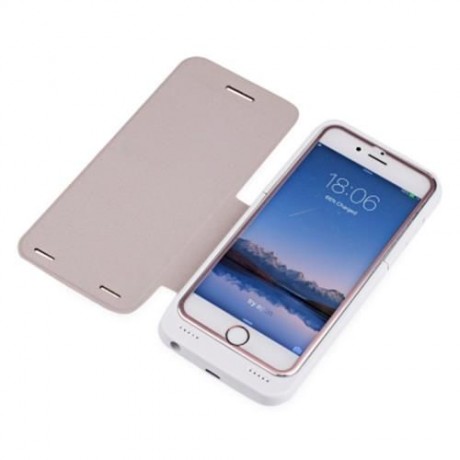 3500MAH BACKUP BATTERY EXTERNAL POWER BANK CHARGER FLIP COVER FOR IPHONE 6 / 6S 4.7 INCH (