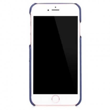 TOMKAS OIL WAX BACK CASE CARD SLOT DESIGN FOR IPHONE 7 (BLUE)
