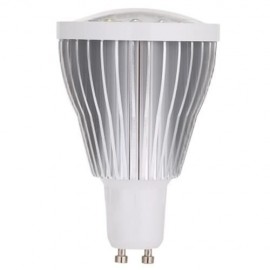 GU10 AC 85 - 265V 12W LED GROW LIGHT WITH 12 LEDS (SILVER)