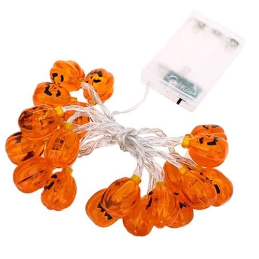 20-LED PUMPKIN LIGHT STRING CHAINS 2M DECORATION LIGHTING STRIP FOR CHRISTMAS HALLOWMAS (O 20-LED PUMPKIN LIGHT STRING CHAINS 2M DECORATION LIGHTING STRIP FOR CHRISTMAS HALLOWMAS (O