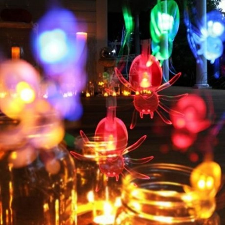 20-LED SPIDER LIGHT STRING CHAINS 2M DECORATION LIGHTING STRIP (ICE)