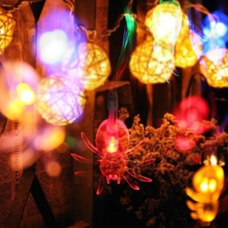 20-LED SPIDER LIGHT STRING CHAINS 2M DECORATION LIGHTING STRIP (ICE)