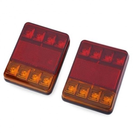 12V LED VAN TRUCK TRAILER STOP REAR TAIL BRAKE LIGHT INDICATOR BRIGHT LAMP