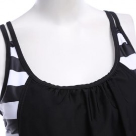 SEXY WIRELESS BIKINI STRIPE PRINT SWIMMING SUIT (STRIPE)