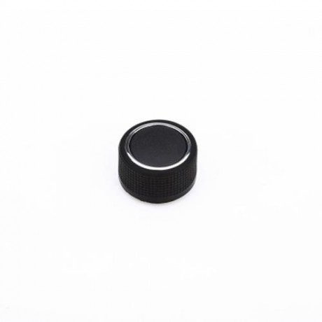 PAIR OF AUTOMOTIVE RADIO AUDIO CONTROL KNOB FOR CHEVROLET STYLISH CHROME RING