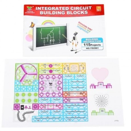 YSGO YS2961 INTEGRATED ELECTRONIC CIRCUIT BUILDING BLOCKS KIT PHYSICS LEARNING DEVELOPMENT