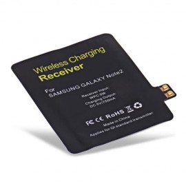 QI WIRELESS CHARGING TRANSMITTER RECEIVER FOR SAMSUNG GALAXY NOTE 2 (BLACK)