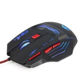HXSJ H100 3200DPI WIRED OPTICAL GAME MOUSE WITH EXCHANGED MODE BREATHING LIGHT (BLACK)