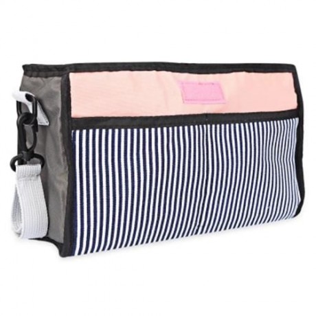 CONVENIENT CHILD CART LARGE STORAGE MOTHER BAG (PINK)