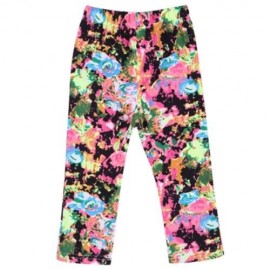 INFANT BABY GIRL CHILD PRINT ELASTIC LONG PANTS LEGGINGS (INKJET PATTERN)