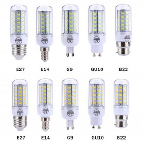 AC 220V E27 4.5W 400 - 450LM SMD 5730 LED CORN LIGHT WITH 48 LEDS (COOL WHITE LIGHT)