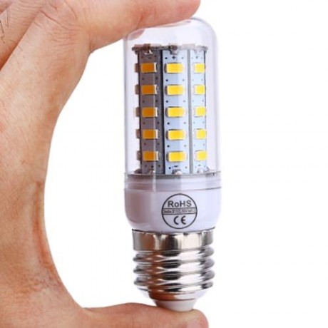 AC 220V E27 4.5W 400 - 450LM SMD 5730 LED CORN LIGHT WITH 48 LEDS (WARM WHITE LIGHT)