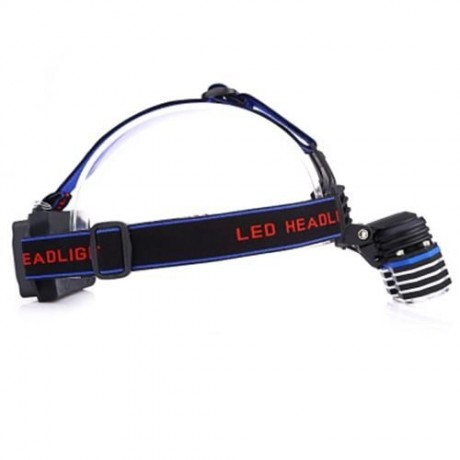 DC 5V 30W 2000LM 3 MODES RECHARGEABLE LED DUAL HEADLAMP ZOOMING LIGHT (BLACK)