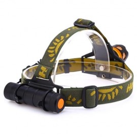DC 5V 20W 2000LM 3 MODES RECHARGEABLE LED FOCUS HEADLAMP FISHING LIGHT (BLACK AND ROSE GOL